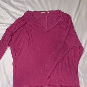Free People Pink long sleeve